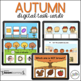 Autumn Themed Preschool Boom Cards™ for Distance Learning