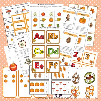 Montessori Inspired Autumn Early Learning BUNDLE Pack | TPT