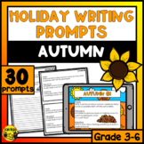 Autumn Writing Prompts | Paper or Digital