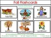 Autumn and Fall Picture Word Flashcards, Word Cards, and A