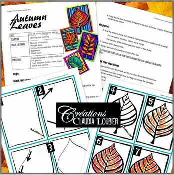 Autumn Art Activity and Lesson Plan for Kids: Autumn Leaves | TpT