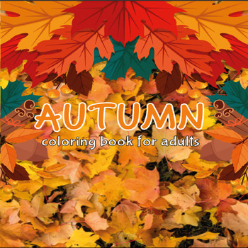 Preview of Autumn coloring book for adults