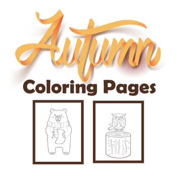 Preview of Autumn coloring pages {Made by ActiveColor} {30-Coloring page } | Fall November