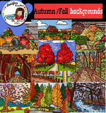Autumn/fall Backgrounds Clip Art