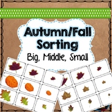 Autumn or Fall themed math sorting