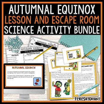 Preview of Autumnal Equinox | Science Lesson and Activity Bundle
