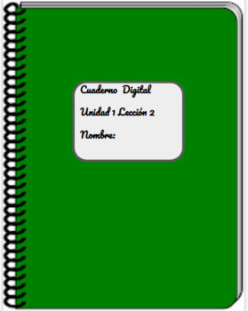 Preview of Av. 1 Unidad 1.2  Interactive Digital Notebook + Teacher Presentation