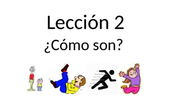 Preview of Avancemos 1 Unidad 1 Leccion 2 Como son: adjectives and gender