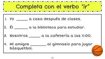 Avancemos 1 Unit 2 Lesson 2, La Escuela Vocabulary, Ir, Estar - *EDITABLE*