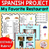Spanish Food Project | Spanish Comida Project | My Favorit