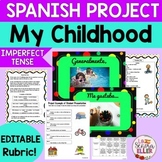 Spanish Childhood Imperfect Tense Project | Cuando Era Niñ