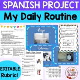 Spanish Daily Routine Project | Spanish Reflexive Verbs Pr