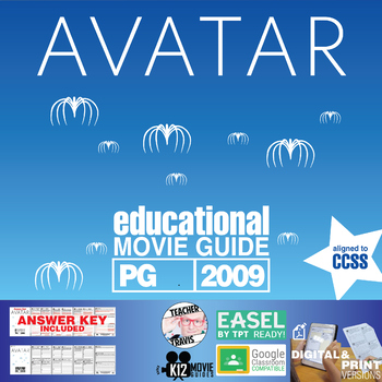 Preview of Avatar Movie Guide | Worksheet | Questions | Google Slides (PG13 - 2009)