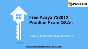 Avaya Aura Core Components Support 72201X Dumps by victoria meisel