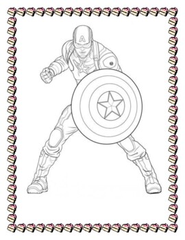 avengers coloring by zainab arshad teachers pay teachers