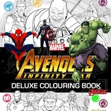 Avengers Superhero Coloring Pages. Marvel Printable for Ki