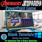 Superhero (Avengers) & Jeopardy PowerPoint Game Bundle - 2