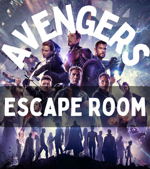 Preview of Avengers Themed Escape Room Argumentative Writing