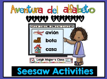 Preview of Aventura del alfabeto para Seesaw - Spanish Alphabet Adventure SEESAW