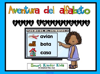 Preview of SMARTboard Aventura del alfabeto - Spanish Alphabet Adventure