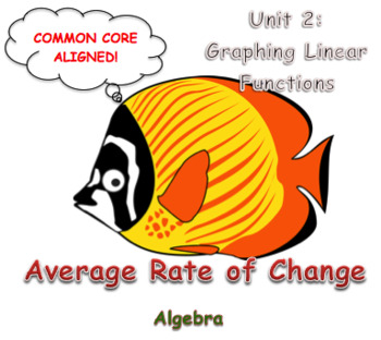 Preview of Average Rate of Change