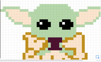 Average Rate Of Change Linear Vs Exponential Pixel Art Baby Yoda