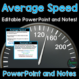 Average Speed - PowerPoint and Notes