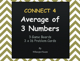 Average of 3 Numbers - Connect 4 Game