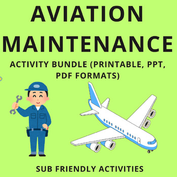 Preview of Aviation Lesson Plans Bundle for Aviation Maintenance Technology (Set of 6)