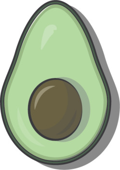 avocado images clip art