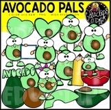 Avocado Pals Clip Art Set {Educlips Clipart}