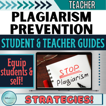 Preview of Avoid Plagiarism in Student Writing with Student Guide & Teacher Guide