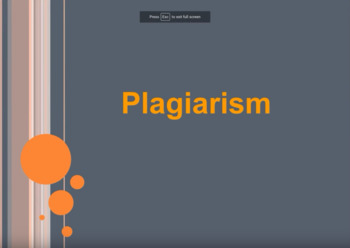 Preview of Avoiding Plagiarism