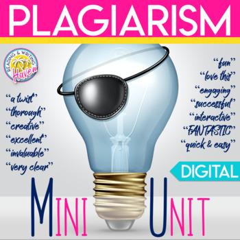 Preview of Avoiding Plagiarism Unit: Engaging Plagiarism Lessons - Academic Integrity
