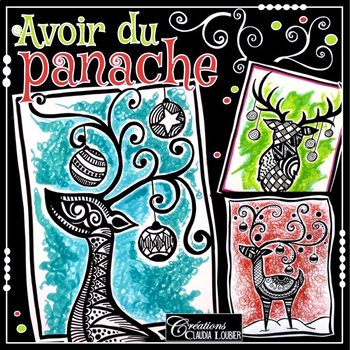 Preview of Noël - Avoir du panache : activitré , projet arts plastiques