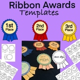Award Badge Ribbon template 1st place