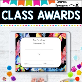 Award Certficates- great tool for Behaviour Management by Oceanview ...