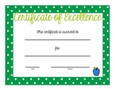 Award Certificate Variety Package