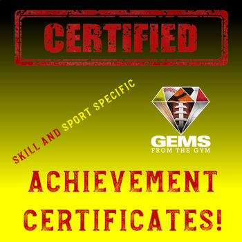 Preview of Award Certificates - Skill and Sport Specific!