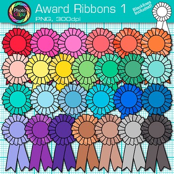 Preview of Award Ribbon Clip Art Images: Student Recognition & Achievement Clip Art PNG
