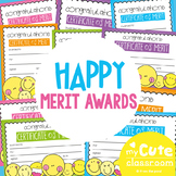 25 Merit Certificate Awards Classroom Teacher Resources Cardboard A5 Awards 