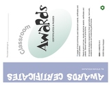 Awards, Certificates and Passes for students - printable c