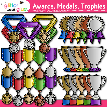 trophies and awards clipart