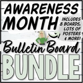 Awareness Month Bulletin Board and Poster Bundle