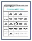 Awesome Author Bingo for Upper Elementary and Middle Schoo