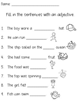 Adjectives Worksheet / Adjective Activities / Adjectives ...