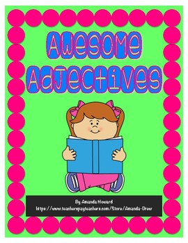 Preview of Adjectives Interactive Notebook Pack