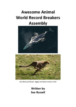 Preview of Awesome Animal World Record Breakers Class Play or Assembly