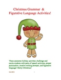 Awesome Christmas Figurative Language & Grammar Bundle (*NO PREP)