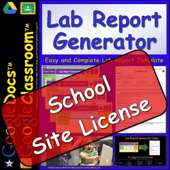 Preview of Awesome Lab Report Template / Generator for DIGITAL for Google Docs™️ **